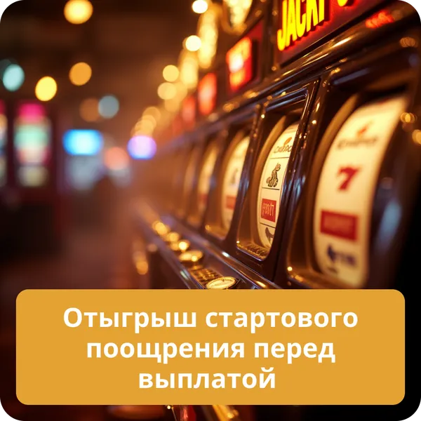 Отыгрыш стартового поощрения перед выплатой